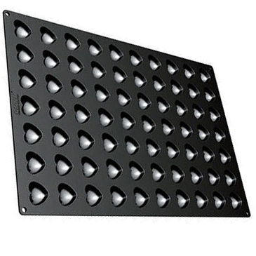 Forma Silicon Inima Mignon 3.6 x 3.9 x h 1.6 cm, 70 cavitati, 11 ml (SQ032) [2]