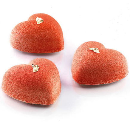 Forma Silicon Inima Mignon 3.6 x 3.9 x h 1.6 cm, 70 cavitati, 11 ml (SQ032) [1]