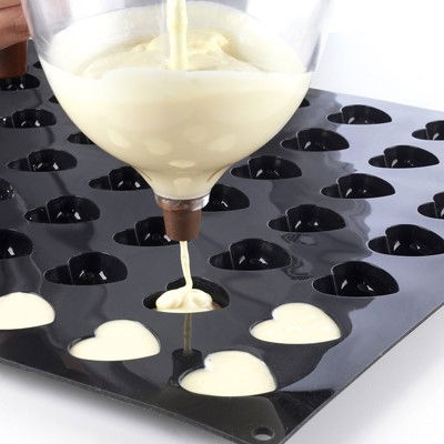 Forma Silicon Inima Mignon 3.6 x 3.9 x h 1.6 cm, 70 cavitati, 11 ml (SQ032) [4]