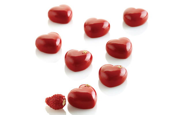 Forma Silicon Micro Inima Love Ø 2.5 x H 1.37 cm, 35 cavitati, 5 ml [1]