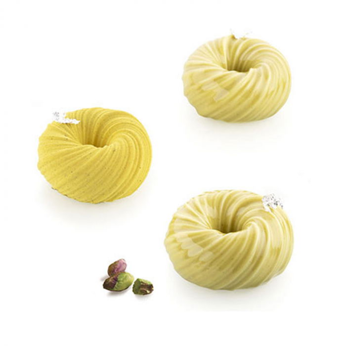 Forma Silicon Intreccio Ø 7.5 x H 3.5 cm, 6 cavitati, 105 ml [1]