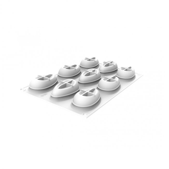 Forma Silicon Judi 7.5 x 4 x H 2.5 cm, 9 cavitati, 40 ml [2]