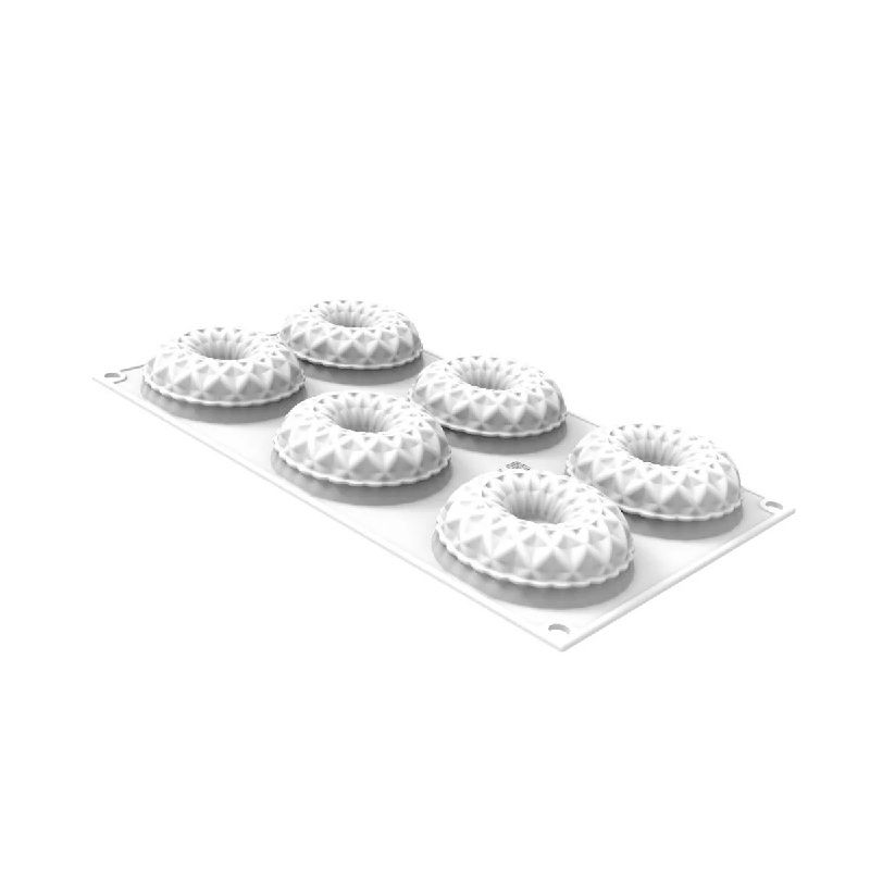 Forma Silicon Kaleido 75 Ø 7.5 x H 2.5 cm, 6 cavitati x 75 ml [2]