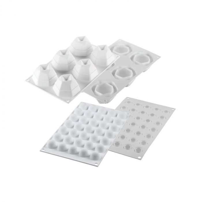 Forma Silicon Kit Cosmos Ø 6.8 - 2.2 x H 4.5 - 2 cm , 6 + 35 cavitati, 100 ml + 5 ml [2]