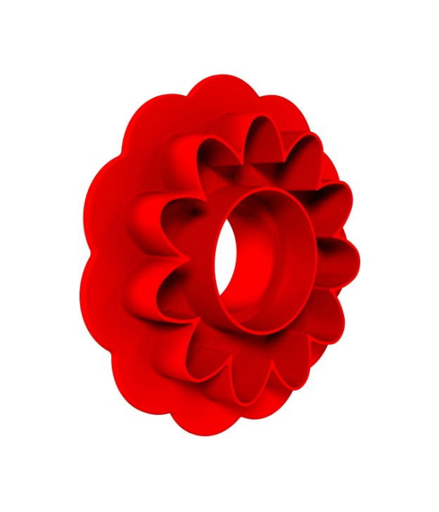 Forma Silicon Margareta Daisy Ø 5.8 x H 4.1 cm, 8 cavitati x 62 ml + decupator [5]