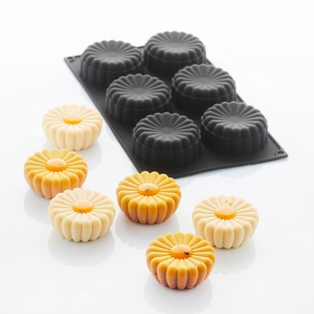 Forma Silicon Margareta Ø 7.1 x H 3.2 cm, 6 cavitati, 91 ml [4]