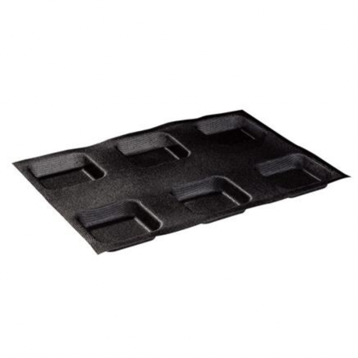 Forma Silicon Microforata 30x40 cm, 6+6 Cavitati Patrate 8.5x8.5xH2 cm, Set 2 Buc [1]