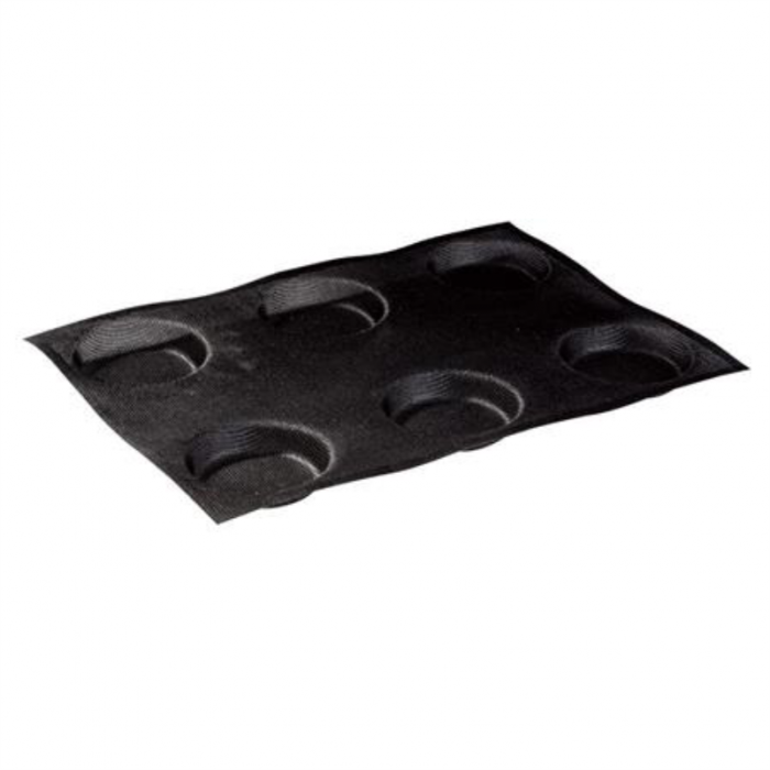 Forma Silicon Microforata 30x40 cm, 6+6 Cavitati Rotunde Ø8.5xH2 cm, Set 2 buc [1]