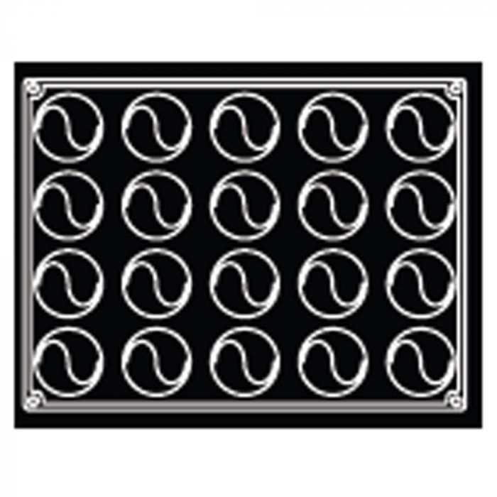 Forma Silicon Minge Tenis 3D, Monoportii Ø 5.5 cm, 80 ml, 20 cavitati [2]