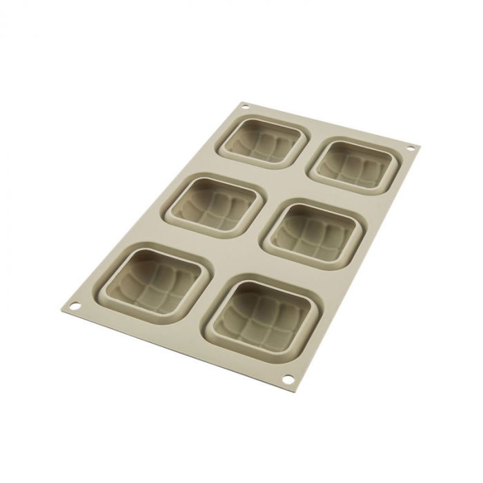Forma Silicon Mini Eleganza 7 x 7 x H 3 cm, 6 cavitati, 100 ml [2]
