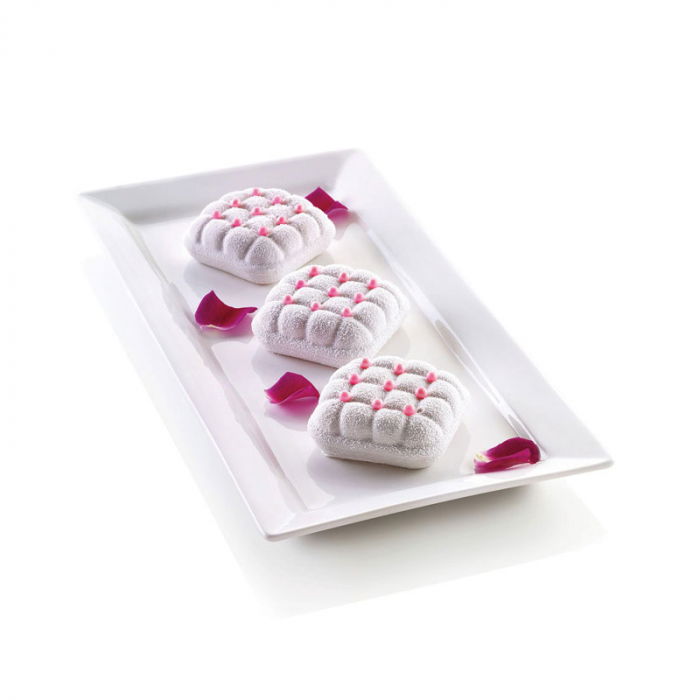 Forma Silicon Mini Eleganza 7 x 7 x H 3 cm, 6 cavitati, 100 ml [3]