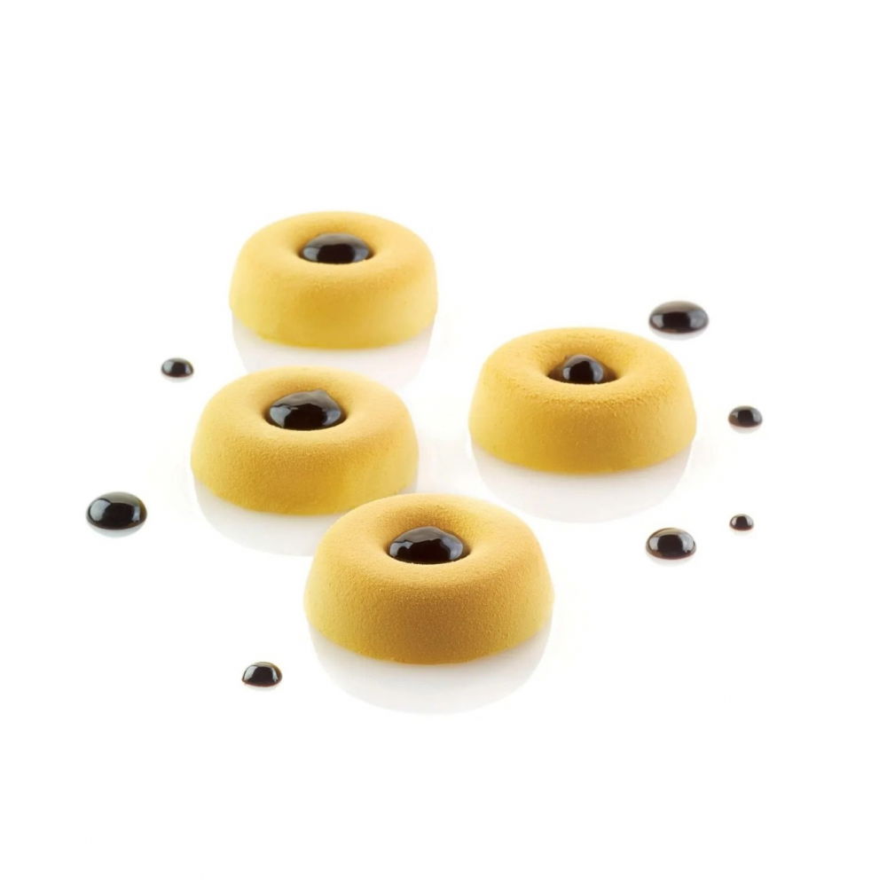 Forma Silicon Mini Savarin Mignon Ø 4.1 x H 1.2 cm, 77 cavitati, 12 ml (SQ033) [1]