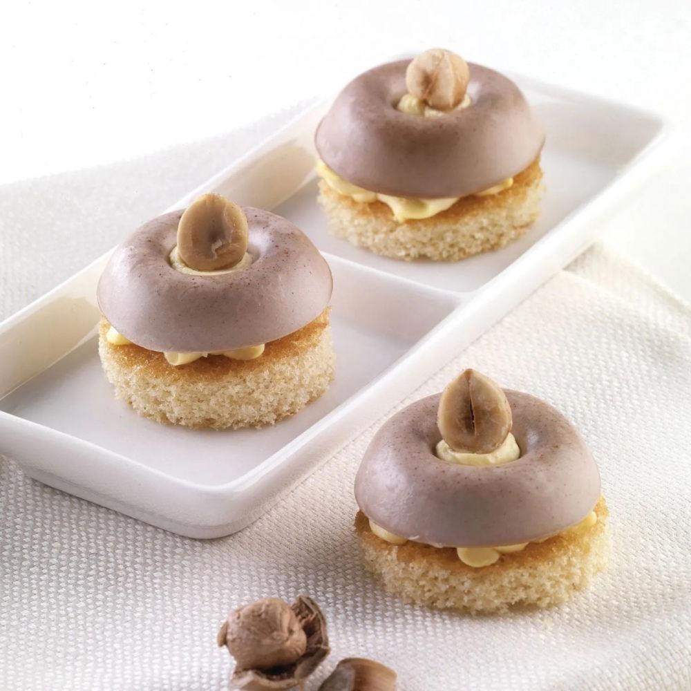 Forma Silicon Mini Savarin Mignon Ø 4.1 x H 1.2 cm, 77 cavitati, 12 ml (SQ033) [4]