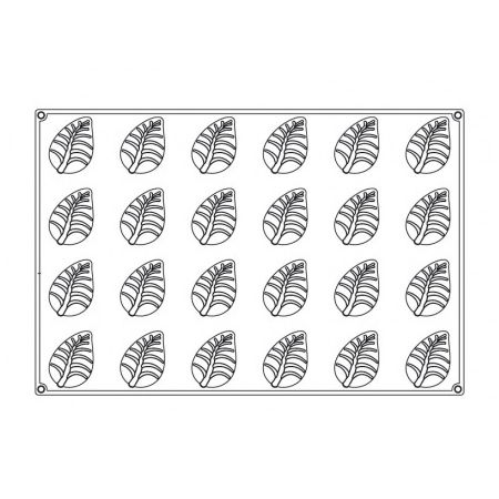 Forma Pavoflex 60x40 cm Frunza 8.6x5.6xh3.8 cm, 24 cavitati, 105 ml [2]