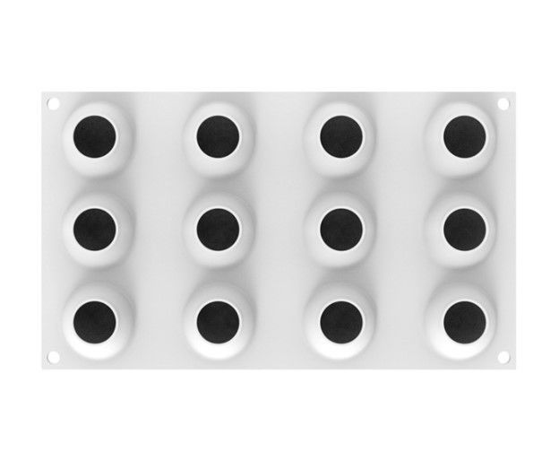 Forma Silicon Ou Ø 4.6 x H 6.3 cm, 12 cavitati x 70 ml [3]