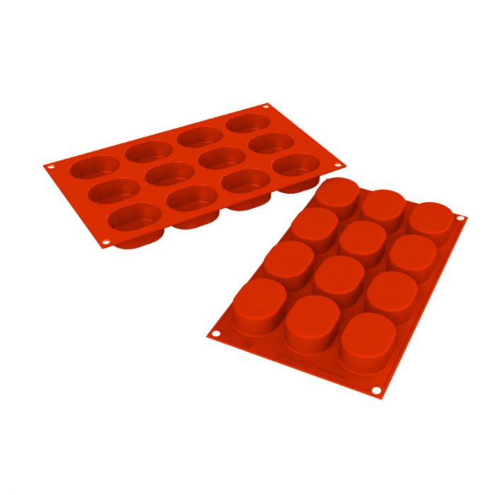 Forma Silicon Oval 5.7 x 2.3 x h 2.5 cm, 12 cavitati (SF326) [1]