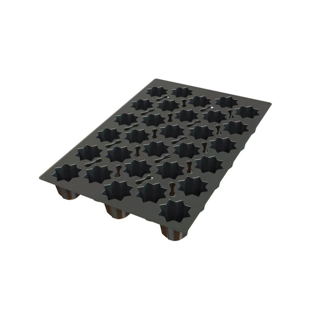 Forma Silicon Pandoro Monoportii Ø 7.65 x H 7.4 cm, 30 cavitati, 188 ml (SQ053) [2]