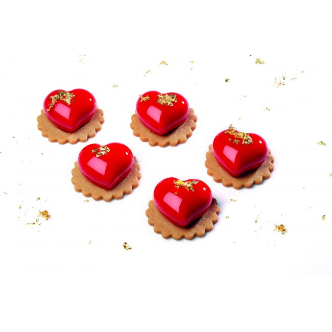 Forma Silicon Passion Inima Mini, Mignon 4 x 3 x h 2 cm, 18 ml, 30 cavitati [1]