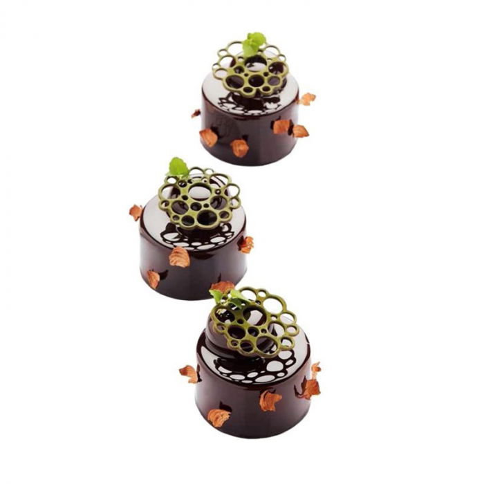 Forma Silicon PavoDecor Cercuri Forma Rotunda, 15 cavitati Ø 5 x H 0.2 cm, 2.1 ml [1]