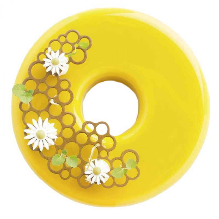 Forma Silicon PavoDecor Cercuri Forma Semiluna, 3 cavitati 13.8 x 8.4 x H 0.2 cm, 5.6 ml [1]