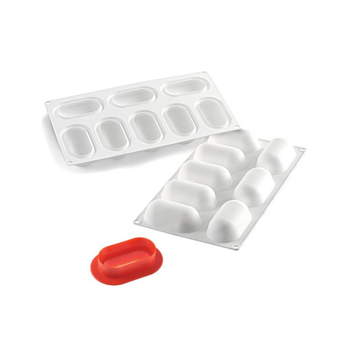 Forma Silicon Perna (Pillow) 8.2 x 4.3 x H 3.2 cm, 8 cavitati, 80 ml [2]