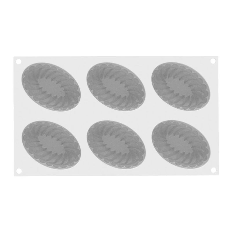 Forma Silicon Pleincoeur Oval 12.4 x 8.4 x H 4.3 cm, 6 cavitati x 145 ml [2]