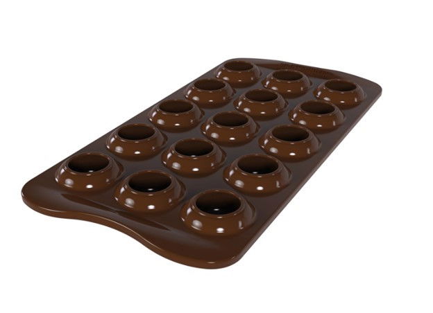 Forma Silicon Praline Kiss Ø 2.8 x H 2.4 cm, 10 ml, 12 cavitati (SCG57) [4]