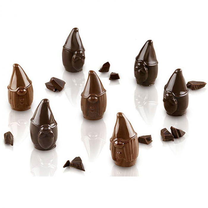 Forma Silicon Praline Mr & Mrs Brown Ø 2.5 x H 4 cm, 10 ml, 15 cavitati (SCG56) [3]