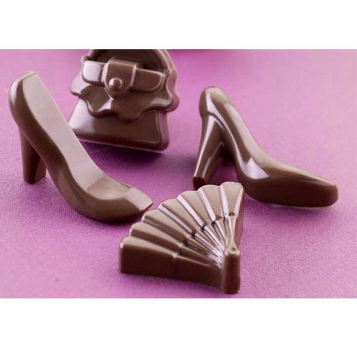 Forma Silicon Praline Silikomart Fashion 4.1 x 3 x H 1.2 cm, 8 ml, 14 cavitati (SCG14) [2]