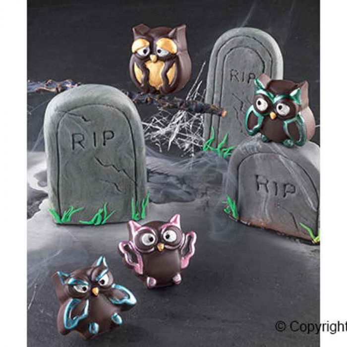 Forma Silicon Praline Silikomart Gufi 3.4 x 3 x H 1.5 cm, 7.5 ml, 15 cavitati (SCG26) [4]