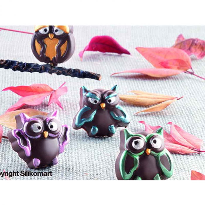 Forma Silicon Praline Silikomart Gufi 3.4 x 3 x H 1.5 cm, 7.5 ml, 15 cavitati (SCG26) [3]