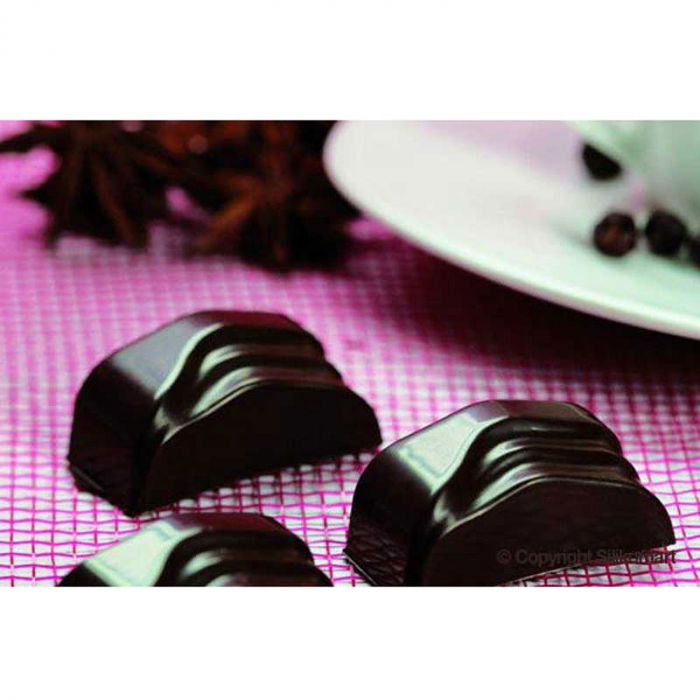 Forma Silicon Praline Silikomart Jack 3.7 x 3 x H 2 cm, 8 ml, 14 cavitati (SCG09) [3]