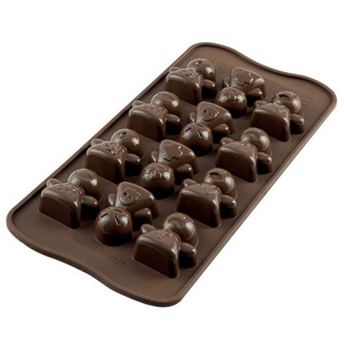 Forma Silicon Praline Silikomart Mood 3.3 x 3.4 x H 1.7 cm, 8 ml, 12 cavitati (SCG15) [1]