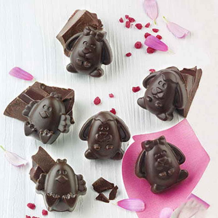 Forma Silicon Praline Silikomart Paste 3.4 x 3.4 x H 1.8 cm, 8.7 ml, 12 cavitati (SCG30) [2]