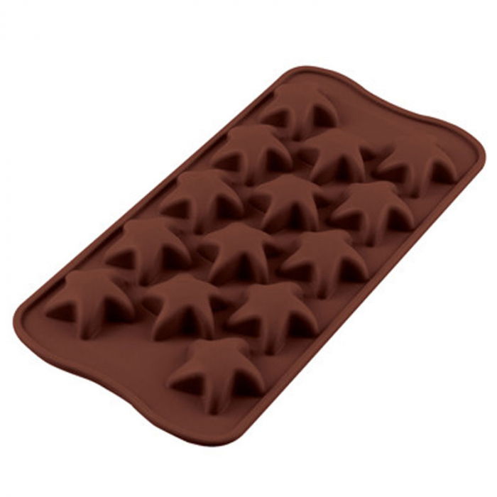 Forma Silicon Praline Silikomart Stea Ø 3.4 x H 1.5 cm, 5.6 ml, 15 cavitati (SCG42) [1]