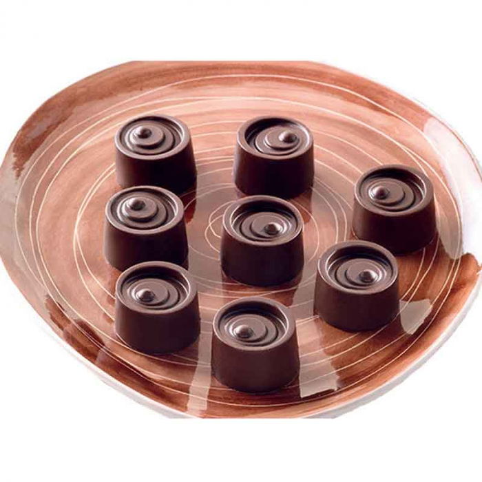 Forma Silicon Praline Silikomart Vertigo Ø 2.8 x H 2 cm, 10 ml, 15 cavitati (SCG04) [2]