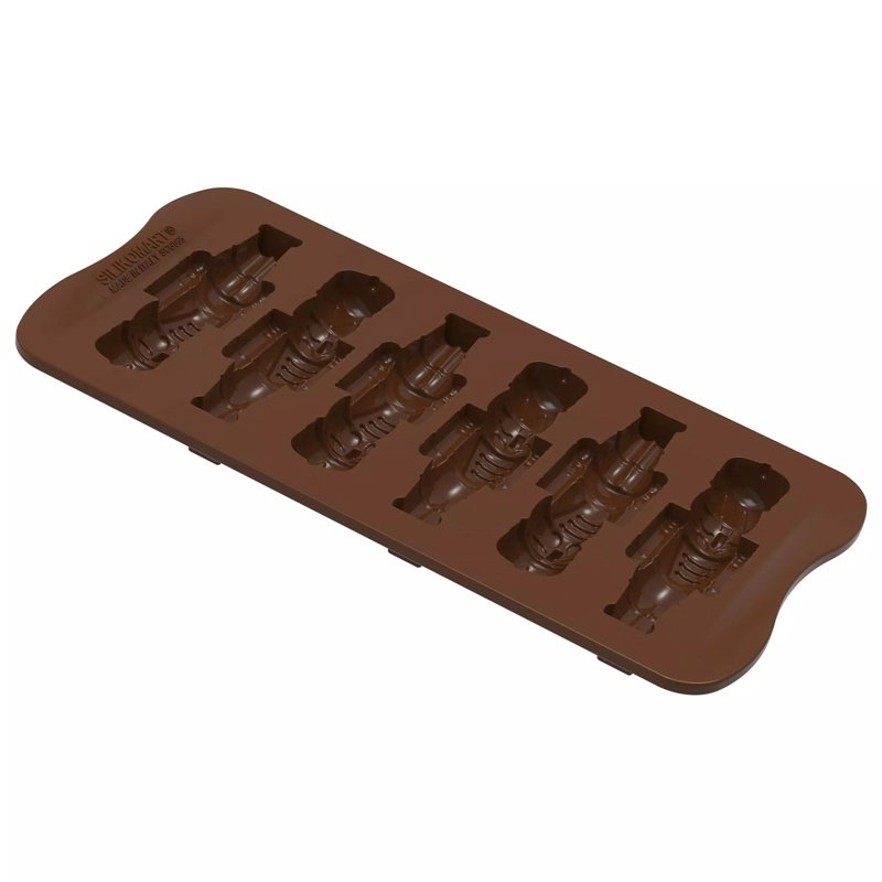 Formă Silicon pentru Praline și Ciocolată Spargatorul de Nuci 2.6 x 8.4 x H 1.4 cm, 13.5 ml, 6 cavități (SCG065) [2]