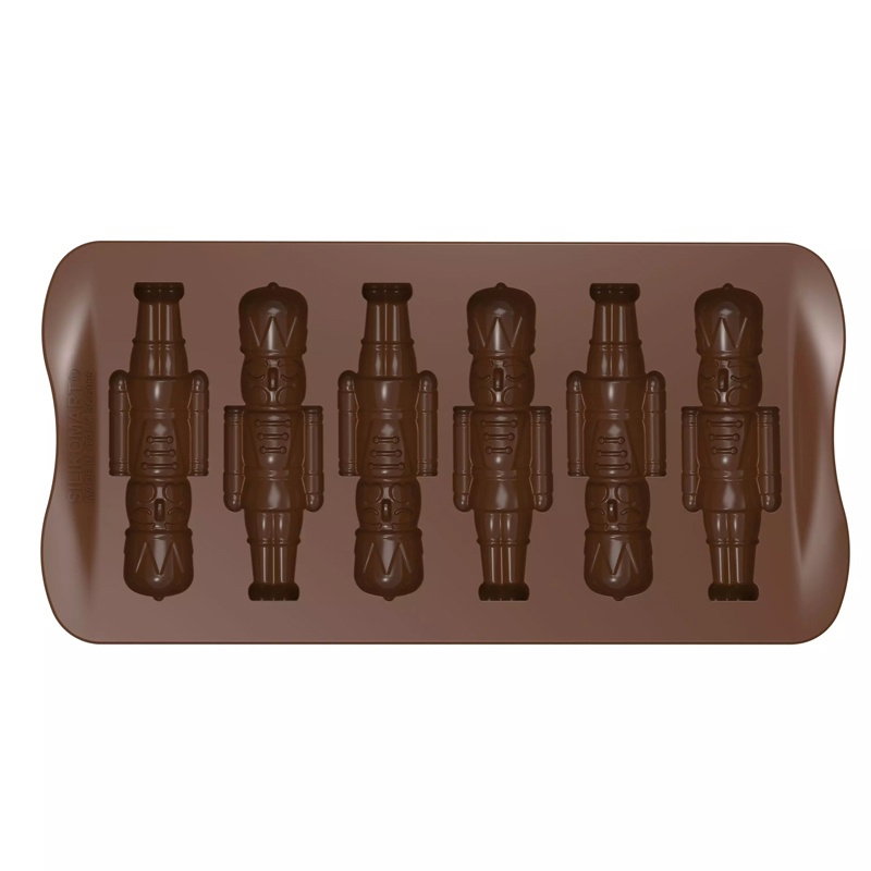 Formă Silicon pentru Praline și Ciocolată Spargatorul de Nuci 2.6 x 8.4 x H 1.4 cm, 13.5 ml, 6 cavități (SCG065) [3]