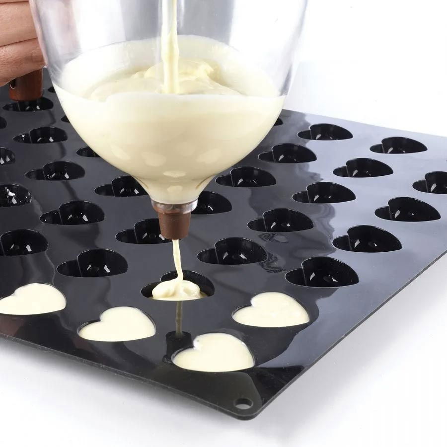 Forma Silicon Profesionala Inima 5.1 x 5.4 x H 2.3 cm, 45 cavitati, 33 ml (SQ065 ) [2]