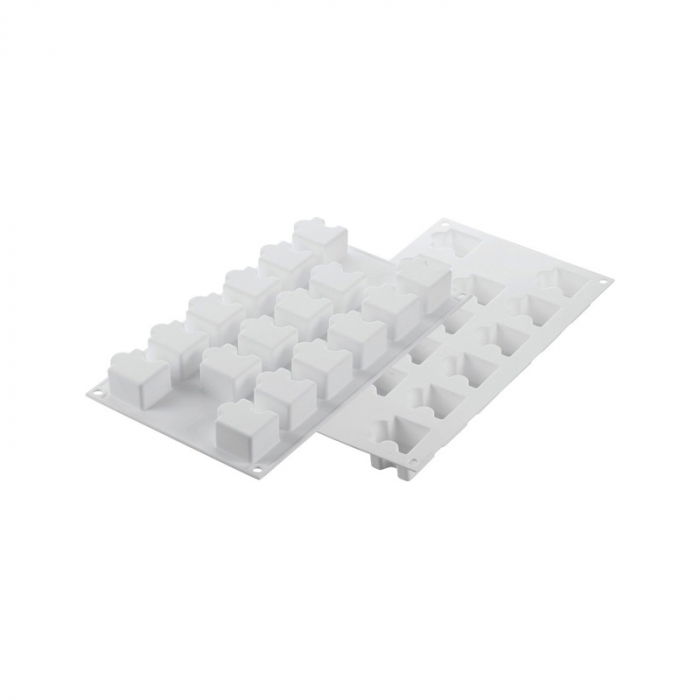 Forma Silicon Puzzle 4.2 x 3.4 x H 2.8 cm, 16 cavitati + decupator, 30 ml [4]
