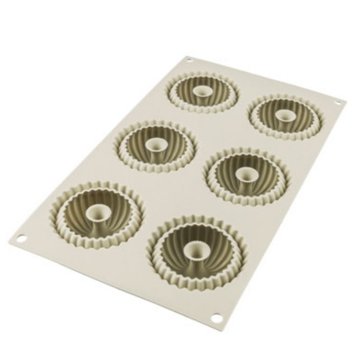 Forma Silicon Raggio Ø 6.7 x H 3.3 cm, 6 cavitati x 85 ml [2]