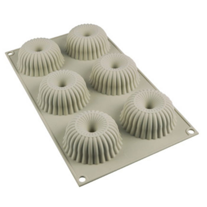 Forma Silicon Raggio Ø 6.7 x H 3.3 cm, 6 cavitati x 85 ml [3]