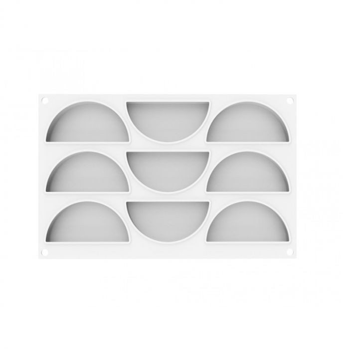 Forma Silicon Rainbow 10 x 2.1 x H 5 cm, 9 cavitati, 80 ml + decupator [3]