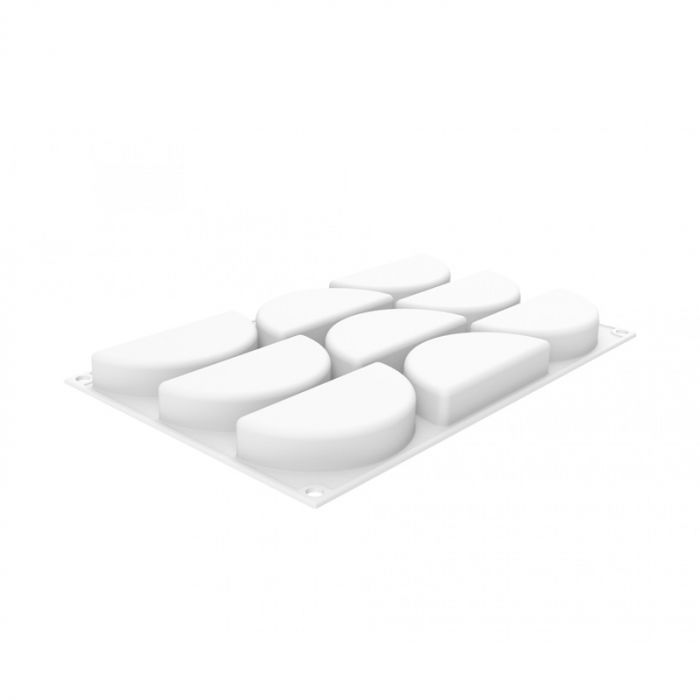 Forma Silicon Rainbow 10 x 2.1 x H 5 cm, 9 cavitati, 80 ml + decupator [2]