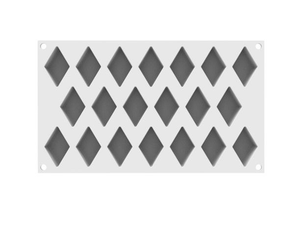 Forma Silicon Romb 5.3 x 3.3 x H 1.8 cm, 20 cavitati x 16 ml [3]