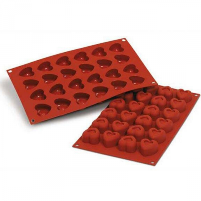 Forma Silicon Savarin Inima 3.4 x 3.3 x h 2 cm, 24 cavitati (SF089) [1]