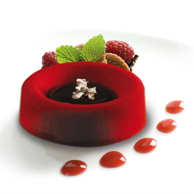 Forma Pavoflex 60x40 cm Savarin Rotund Ø4xh1.3 cm, 77 cavitati, 13 ml [1]