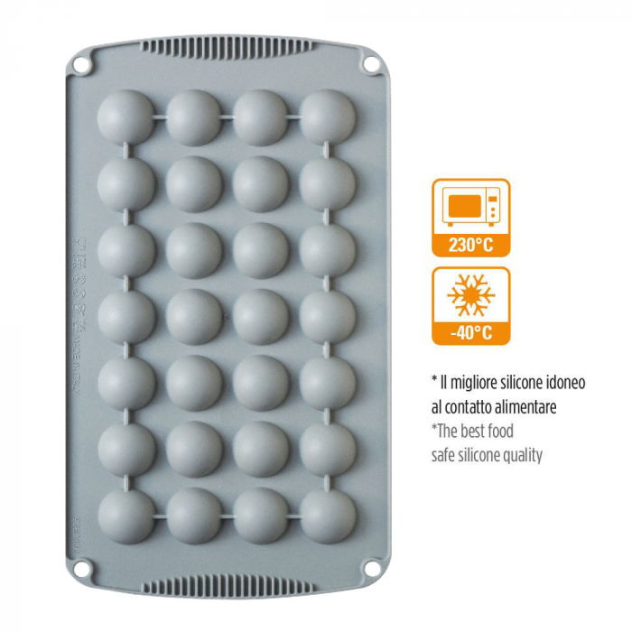 Forma Silicon Semisfera Ø 3 x H 1.5 cm, 28 cavitati [2]