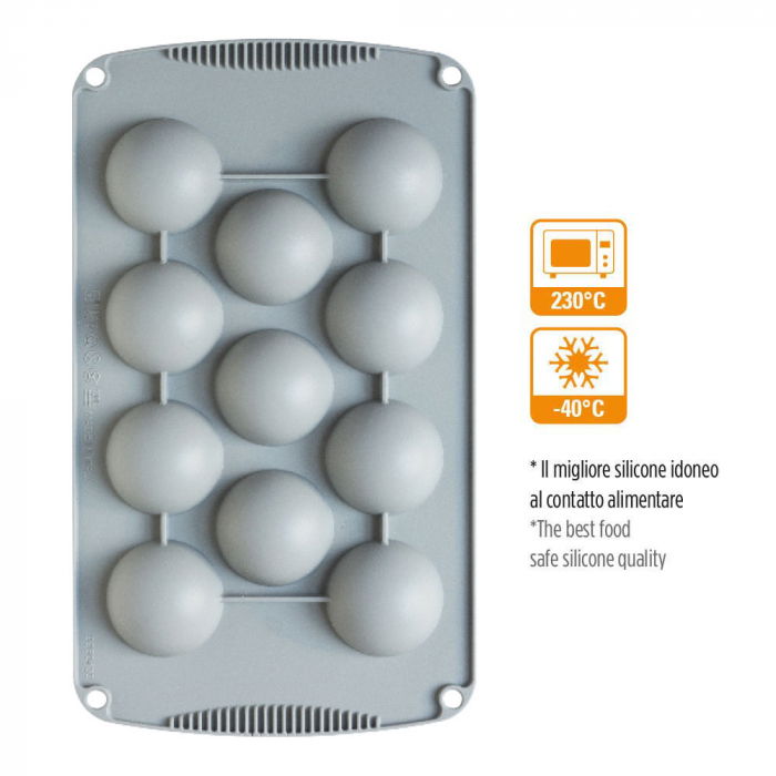 Forma Silicon Semisfera Ø 5 x H 2.5 cm, 11 cavitati [2]