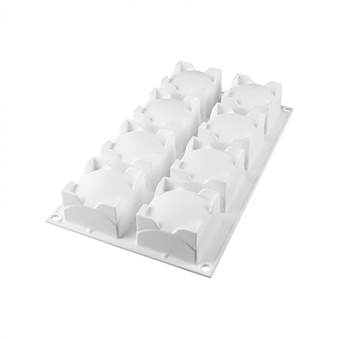 Forma Silicon Sfera Patrata 6 x 6 x H 3.9 cm, 8 cavitati, 110 ml [2]